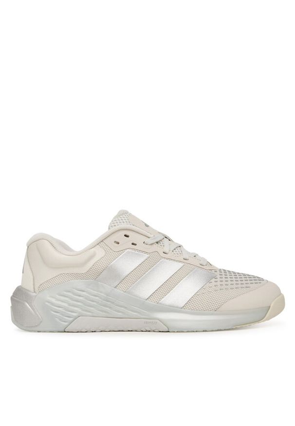 Adidas - adidas Buty na siłownię Dropset 4 Training Shoes KJ6603 Beżowy. Kolor: beżowy. Materiał: materiał. Sport: fitness