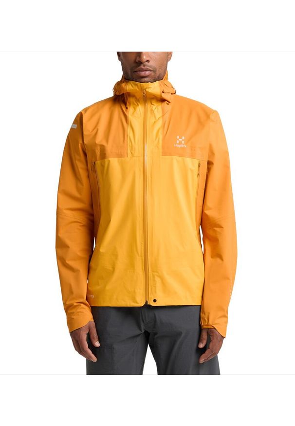 Haglöfs - Kurtka przeciwdeszczowa męska L.I.M GTX Active. Kolor: żółty