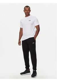 EA7 Emporio Armani T-Shirt 8NPT25 PJVPZ 1100 Biały Regular Fit. Kolor: biały. Materiał: bawełna #5