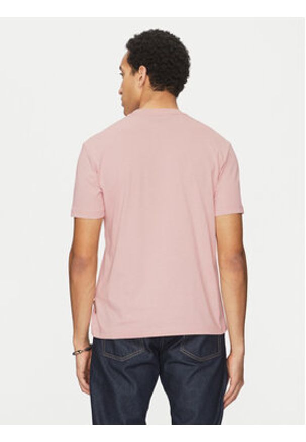 Just Cavalli T-Shirt 78OAHT01 Różowy Regular Fit. Kolor: różowy. Materiał: bawełna