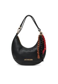 Love Moschino - LOVE MOSCHINO Torebka JC4308PP0MK1100A Czarny. Kolor: czarny. Materiał: skórzane