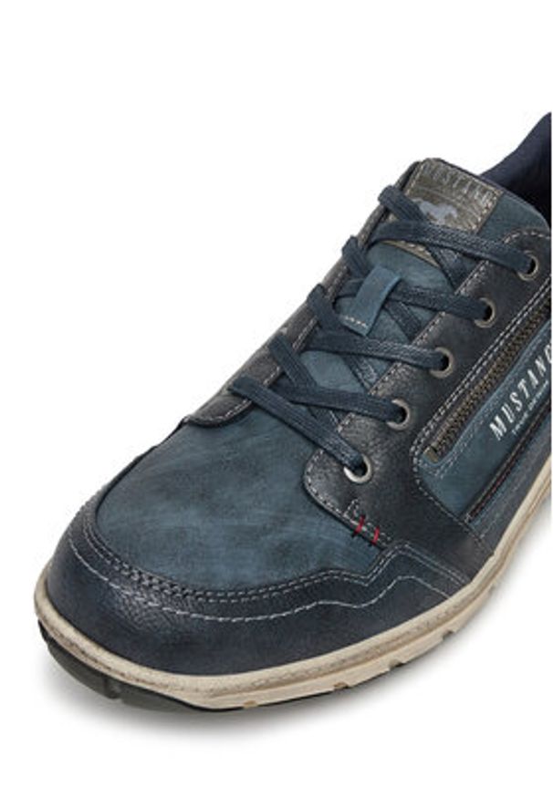 Mustang Sneakersy 4160-302 Granatowy. Kolor: niebieski. Materiał: skóra