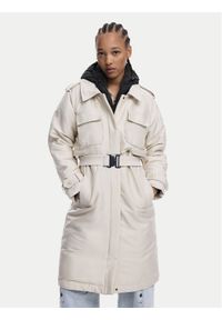 Desigual Kurtka przejściowa Empire 25WWEW58 Écru Regular Fit. Materiał: syntetyk #1