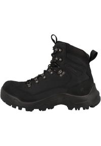 ecco - Buty trekkingowe męskie Ecco Offroad Mid. Wysokość cholewki: za kostkę. Zapięcie: sznurówki. Kolor: czarny. Materiał: skóra. Szerokość cholewki: normalna. Sport: turystyka piesza