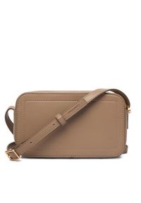 Calvin Klein Torebka Bold Ck Camera Bag LV04F3220G Beżowy. Kolor: beżowy. Materiał: skórzane #4