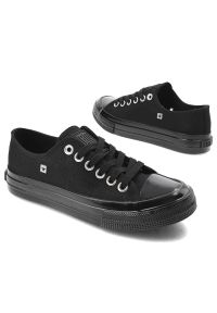 Big-Star - Czarne Trampki Big Star Sportowe Buty Unisex. Okazja: na co dzień. Kolor: czarny. Styl: sportowy #3