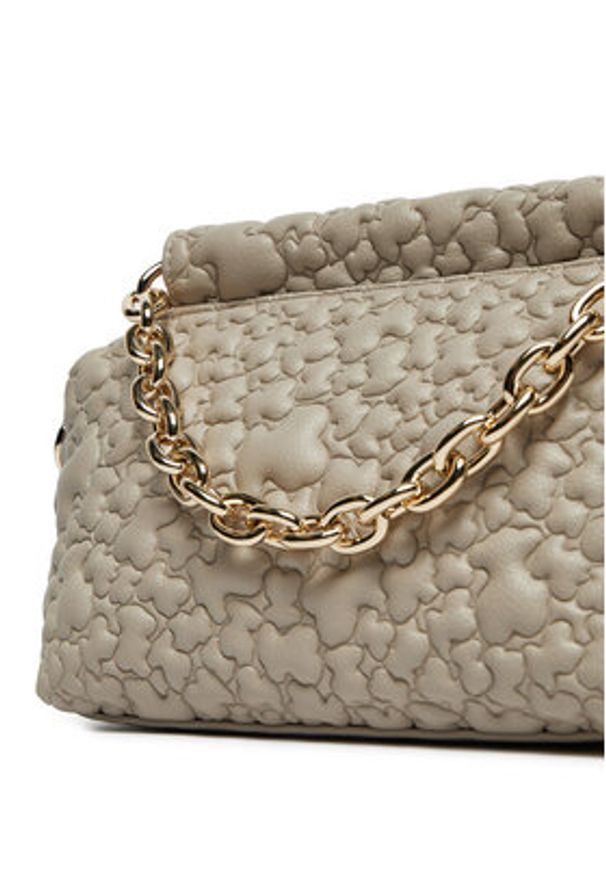 Tous - TOUS Torebka 2002132243 Beżowy. Kolor: beżowy. Materiał: skórzane