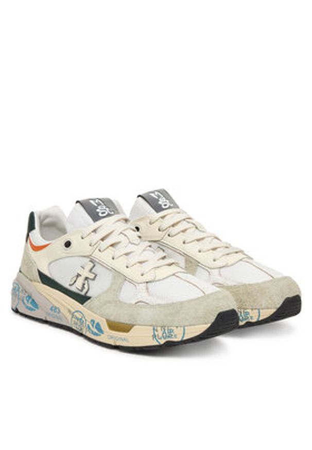 Premiata Sneakersy Mase25 Var 8111 Beżowy jasny. Kolor: beżowy. Materiał: skóra, zamsz