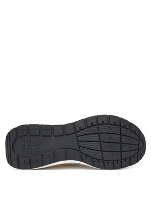 Tommy Jeans Sneakersy Tjm Runner Knitted EM0EM01580 Écru. Materiał: materiał