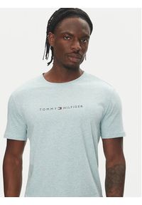 TOMMY HILFIGER - Tommy Hilfiger T-Shirt UM0UM03525 Zielony Regular Fit. Kolor: zielony. Materiał: bawełna