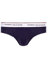TOMMY HILFIGER - Tommy Hilfiger Komplet 3 par slipów 3p Brief 1U87903766 Granatowy. Kolor: niebieski. Materiał: bawełna #5