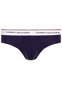 TOMMY HILFIGER - Tommy Hilfiger Komplet 3 par slipów 3p Brief 1U87903766 Granatowy. Kolor: niebieski. Materiał: bawełna #7