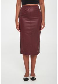 Armani Exchange - Spódnica skórzana midi ARMANI EXCHANGE. Materiał: skóra #3