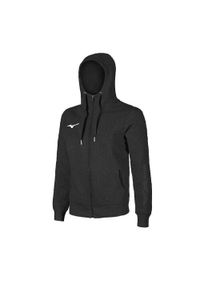 Bluza z kapturem dla dzieci Mizuno Team miz FZ. Typ kołnierza: kaptur. Kolor: czarny