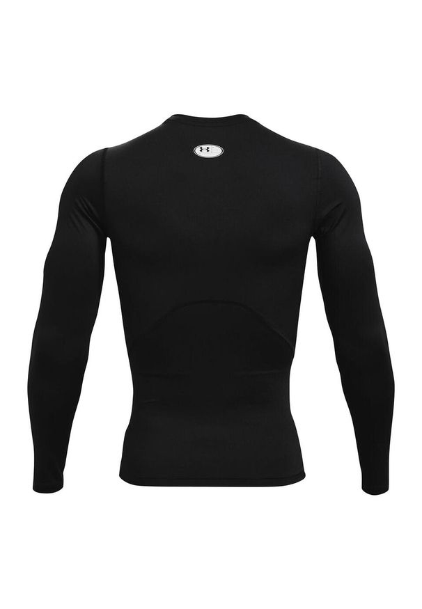 Under Armour - Męska Koszulka Termoaktywna Z Długim Rękawem HeatGear. Kolor: czarny. Długość rękawa: długi rękaw. Długość: długie