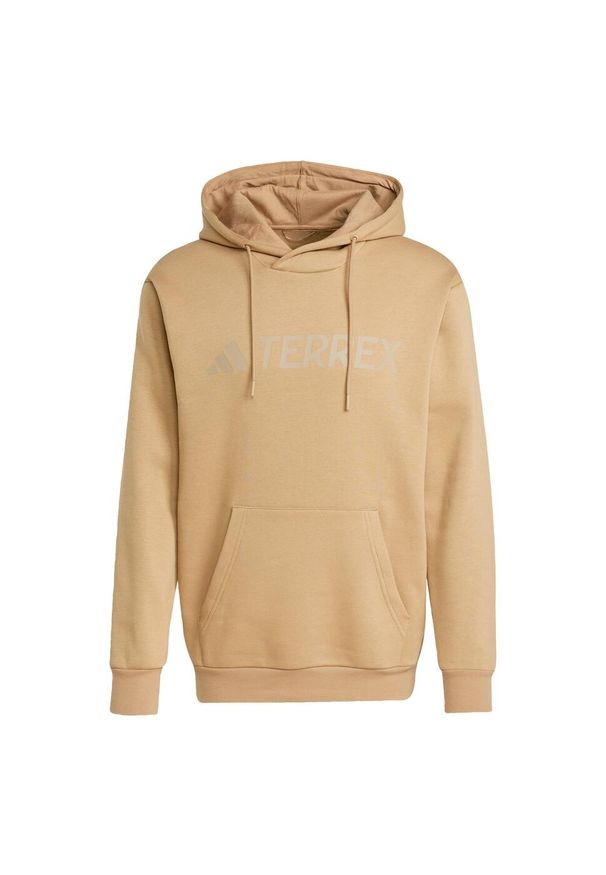 Adidas - Bluza z kapturem Terrex Multi Large Logo. Typ kołnierza: kaptur. Kolor: brązowy. Materiał: materiał