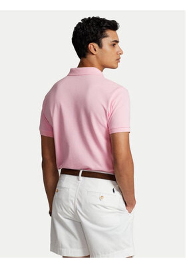 Polo Ralph Lauren Polo Core Replen 710782592 Różowy Custom Slim Fit. Typ kołnierza: polo. Kolor: różowy. Materiał: bawełna