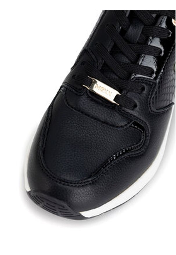 MEXX Sneakersy MI001009043W Czarny. Kolor: czarny. Materiał: skóra