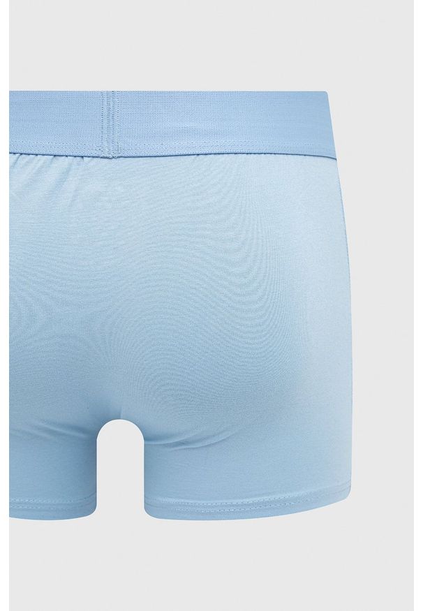 Resteröds - Bokserki Bamboo Viscose (3-pack). Kolor: niebieski. Materiał: włókno, bawełna