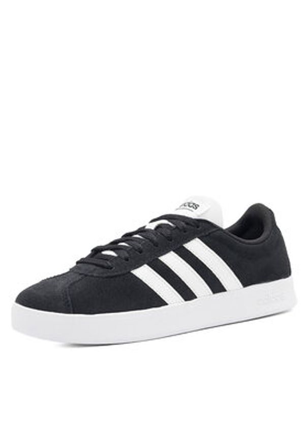 Adidas - adidas Sneakersy VL COURT 2.0 DA9853_ Czarny. Kolor: czarny. Materiał: skóra, zamsz