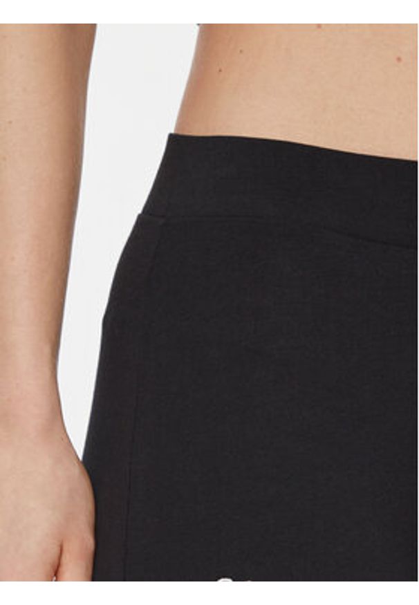 Kappa Legginsy Zapri 303MJB0 Czarny Slim Fit. Kolor: czarny. Materiał: bawełna