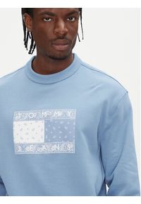 Tommy Jeans Bluza Paisley Flag DM0DM20832 Niebieski Relaxed Fit. Kolor: niebieski. Materiał: bawełna. Wzór: paisley #2