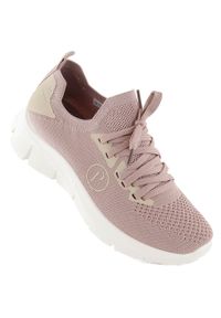 POTOCKI - Buty sportowe damskie różowe Potocki BK01303. Kolor: różowy
