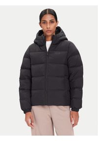 Jack Wolfskin Kurtka puchowa Frozen Palace A65097 Czarny Regular Fit. Kolor: czarny. Materiał: syntetyk