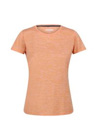 Regatta - Damska koszulka turystyczna z krótkim rękawem Fingal Edition. Kolor: pomarańczowy. Materiał: poliester. Długość rękawa: krótki rękaw. Długość: krótkie. Sport: fitness