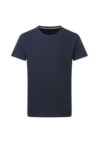 SG - Męska Koszulka Z Doskonałym Nadrukiem. Kolor: niebieski. Wzór: nadruk. Sport: turystyka piesza #1