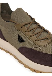 Emporio Armani Sneakersy EM003739 AF19724 MZ783 Zielony. Kolor: zielony. Materiał: skóra #5