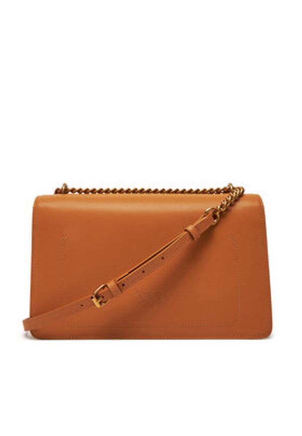 Pinko - PINKO Torebka Love One Classic Dc PE 25 PCPL 100941 A0F1 Brązowy. Kolor: brązowy. Materiał: skórzane