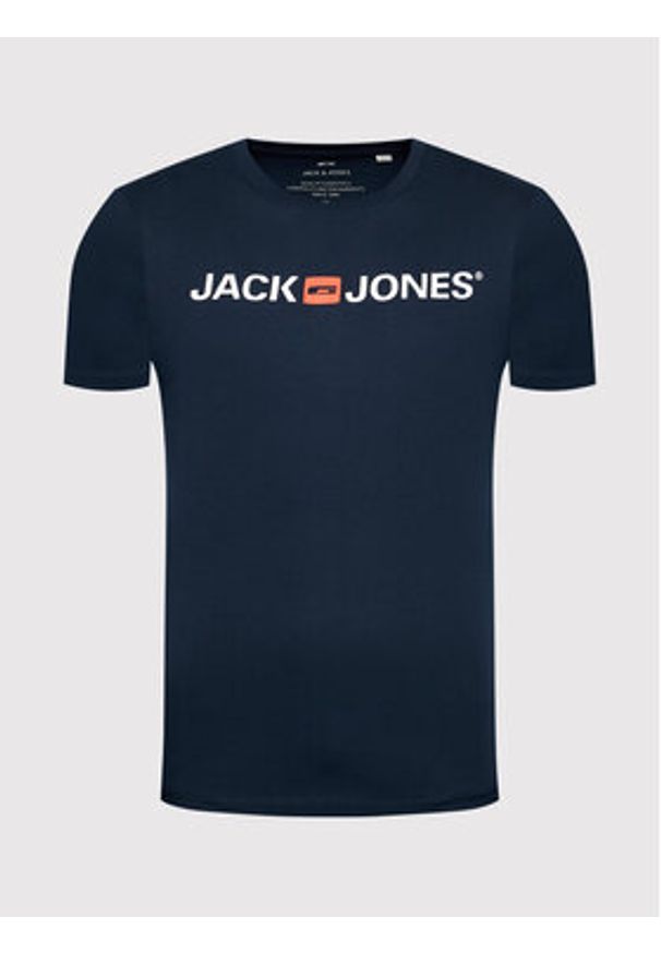 Jack & Jones Komplet 3 t-shirtów Corp Logo 12191330 Kolorowy Slim Fit. Materiał: bawełna. Wzór: kolorowy