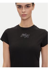 Hugo - HUGO Sukienka codzienna 50537240 Czarny Slim Fit. Okazja: na co dzień. Kolor: czarny. Materiał: bawełna. Typ sukienki: proste. Styl: casual #7