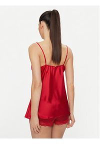 SELMARK - Selmark Koszulka piżamowa Gabrielle 61061 Czerwony Regular Fit. Kolor: czerwony. Materiał: syntetyk