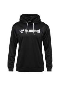 Bluza z kapturem Hummel Logo. Typ kołnierza: kaptur. Kolor: czarny. Sport: fitness #1