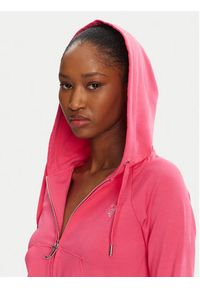 Juicy Couture Bluza Ola JCWAS125310 Różowy Slim Fit. Kolor: różowy. Materiał: bawełna #3