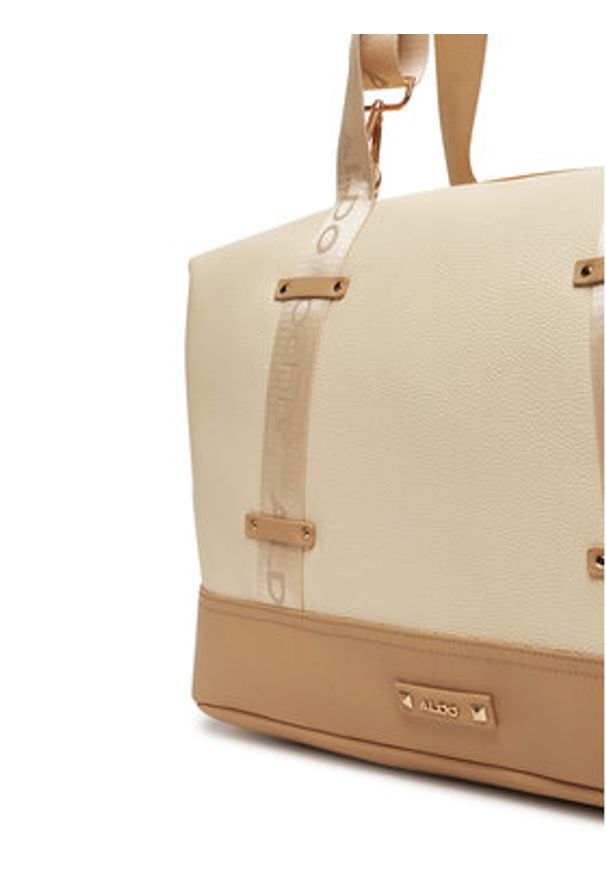 Aldo Torebka Carraendra 13989255 Écru. Materiał: skórzane