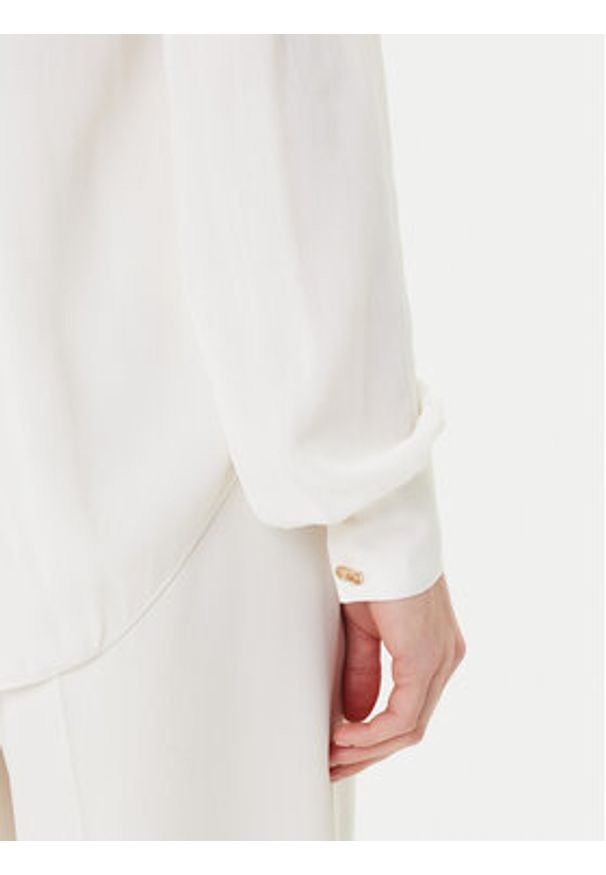 TwinSet - TWINSET Bluzka 252TP2291 Écru Relaxed Fit. Materiał: wiskoza