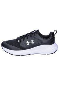 Buty treningowe męskie Under Armour Ua Charged Commit Tr 4. Zapięcie: sznurówki. Kolor: czarny. Materiał: syntetyk, tkanina, materiał. Szerokość cholewki: normalna. Sport: fitness