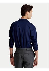 Polo Ralph Lauren Polo 710671785001 Granatowy Slim Fit. Typ kołnierza: polo. Kolor: niebieski. Materiał: bawełna #3