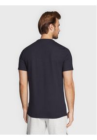 Guess T-Shirt M3RI19 J1314 Granatowy Slim Fit. Kolor: niebieski. Materiał: bawełna