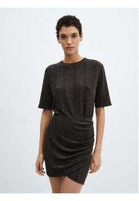 mango - Mango Sukienka koktajlowa Xlurin 57019118 Złoty Regular Fit. Kolor: złoty. Materiał: syntetyk. Styl: wizytowy #14