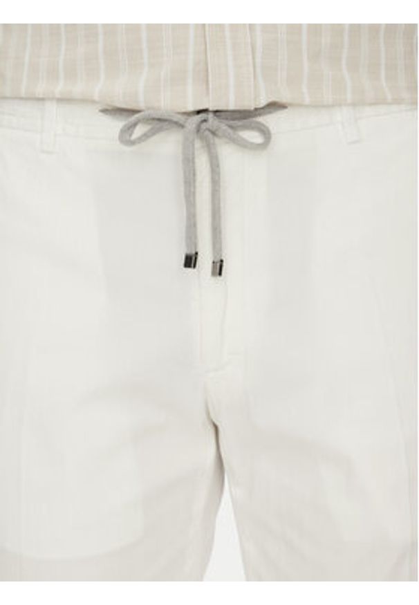 JOOP! Chinosy 17 JT-79Sake-D 30045898 Beżowy Slim Fit. Kolor: beżowy. Materiał: bawełna