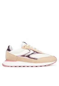 Karl Lagerfeld - KARL LAGERFELD Sneakersy Kairo Lo Lace Mix II KL61124E 4TP Beżowy. Kolor: beżowy. Materiał: materiał