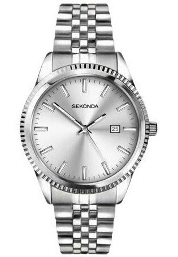 Zegarek męski Sekonda 30258 srebrny. Kolor: srebrny