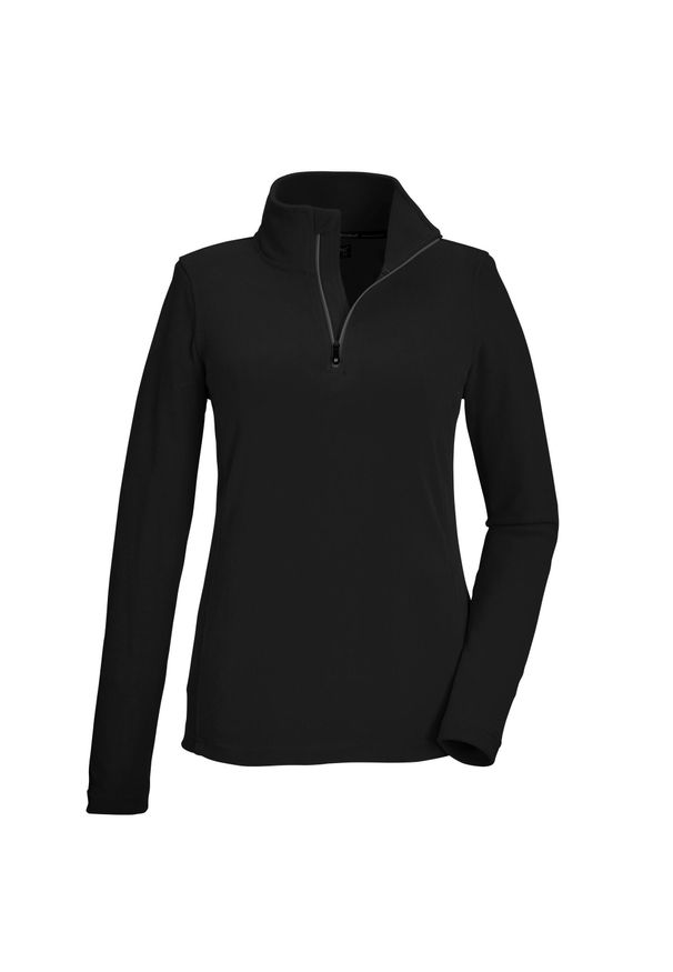 Bluza damska Killtec KSW 101 WMN FLC SHRT. Kolor: czarny, szary, wielokolorowy. Materiał: polar
