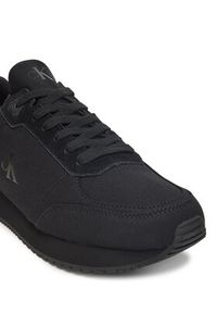 Calvin Klein Jeans Sneakersy Runner Sock Laceup Mg Canvas YM0YM01217 Czarny. Kolor: czarny. Materiał: materiał #4