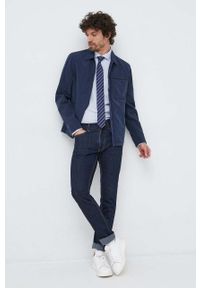 PAUL & SHARK - Paul&Shark kurtka męska kolor granatowy przejściowa. Okazja: na co dzień. Kolor: niebieski. Materiał: poliester, włókno. Styl: casual #5