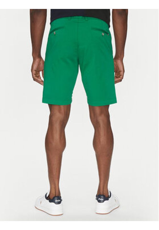 Hechter Paris Szorty materiałowe 26664 151365 Zielony Regular Fit. Kolor: zielony. Materiał: bawełna